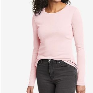 Eddie Bauer light pink long sleeve top.